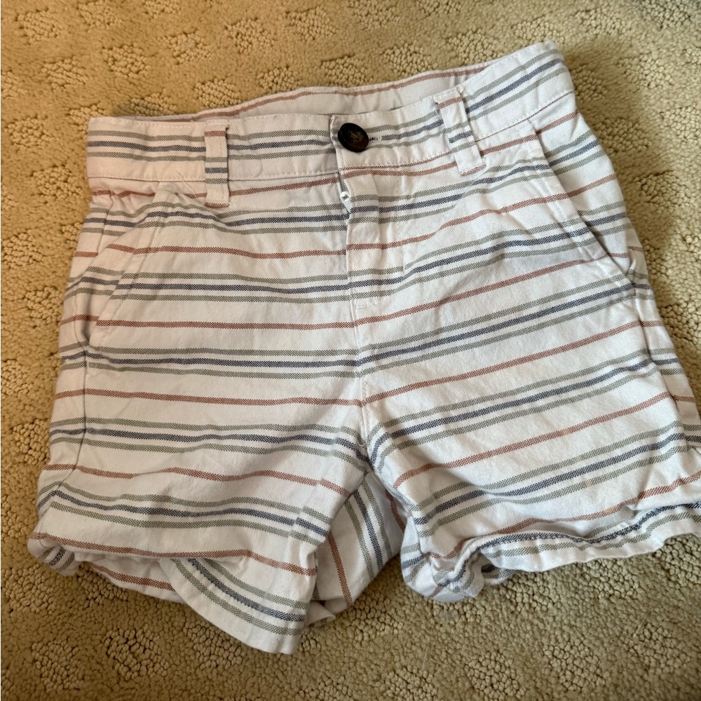 Janie and Jack Girls Stripped Shorts